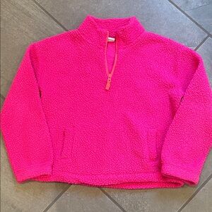 GAP Girls Sherpa Quarter-Zip Sweater size XL